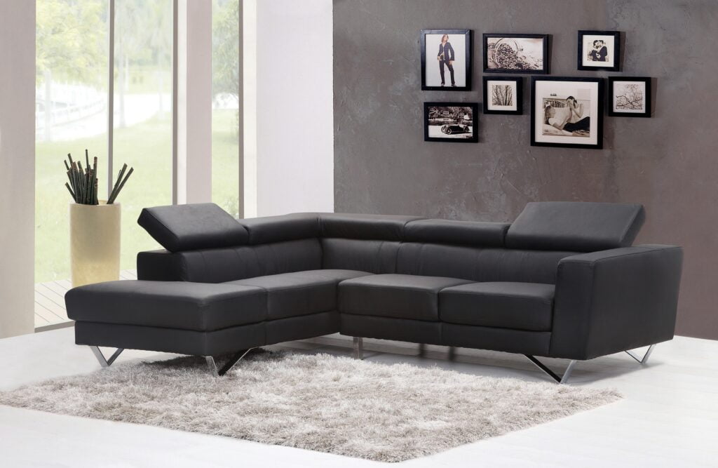wohnzimmer sofa mit teppich modern